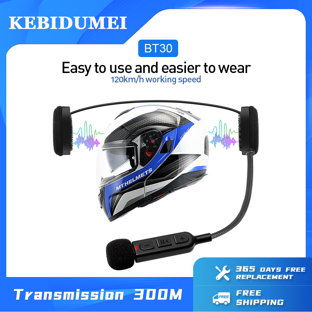 Bluetooth Headset On Ear - Auriculares Bluetooth 5,3 para casco de