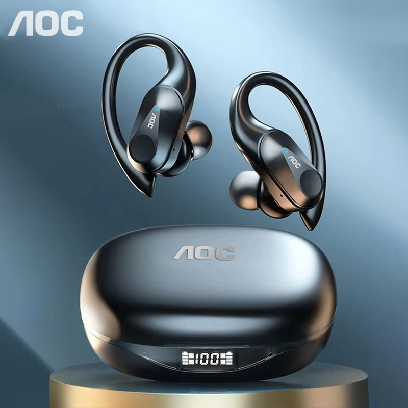 Usb C Earphone - Choice AOC Auriculares deportivos inalámbricos Bluetooth