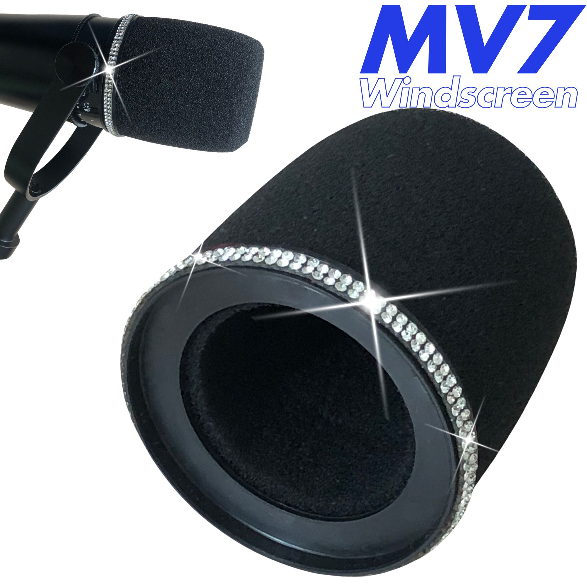 Shure Mic Mv7 - Filtro Pop Shining MV7 para Micrófonos