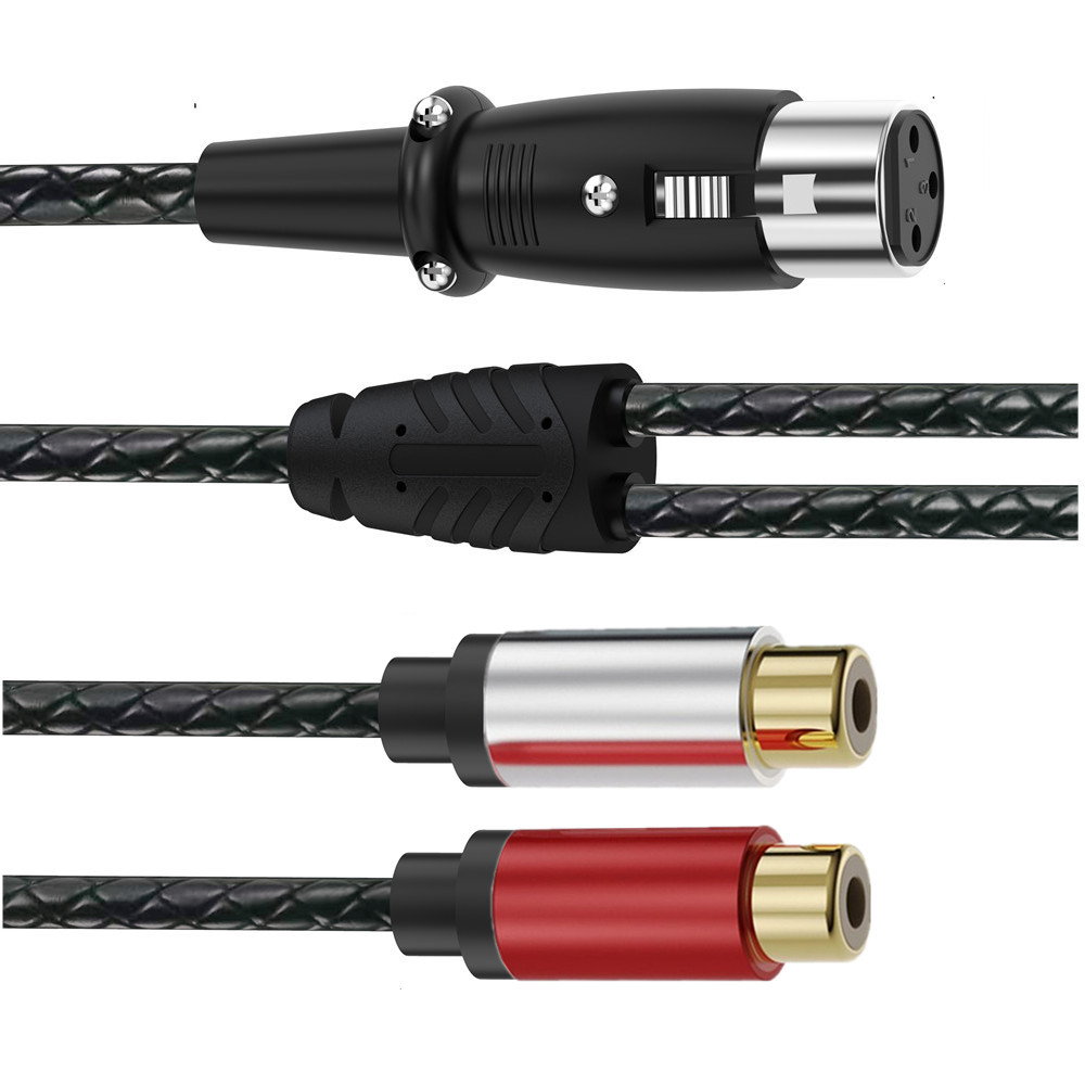 Cable adaptador de audio XLR m - Audio Splitter Y reseña y precio