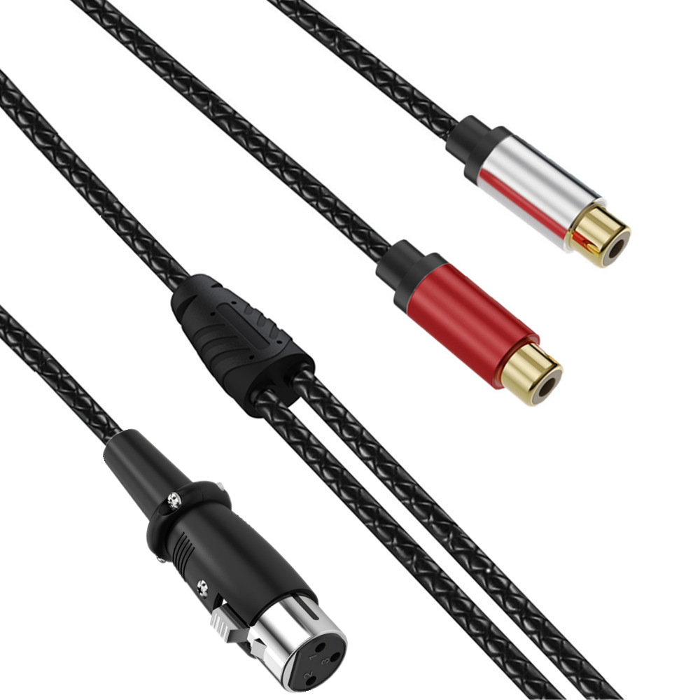 Cable adaptador de audio XLR m - Audio Splitter Y reseña y precio