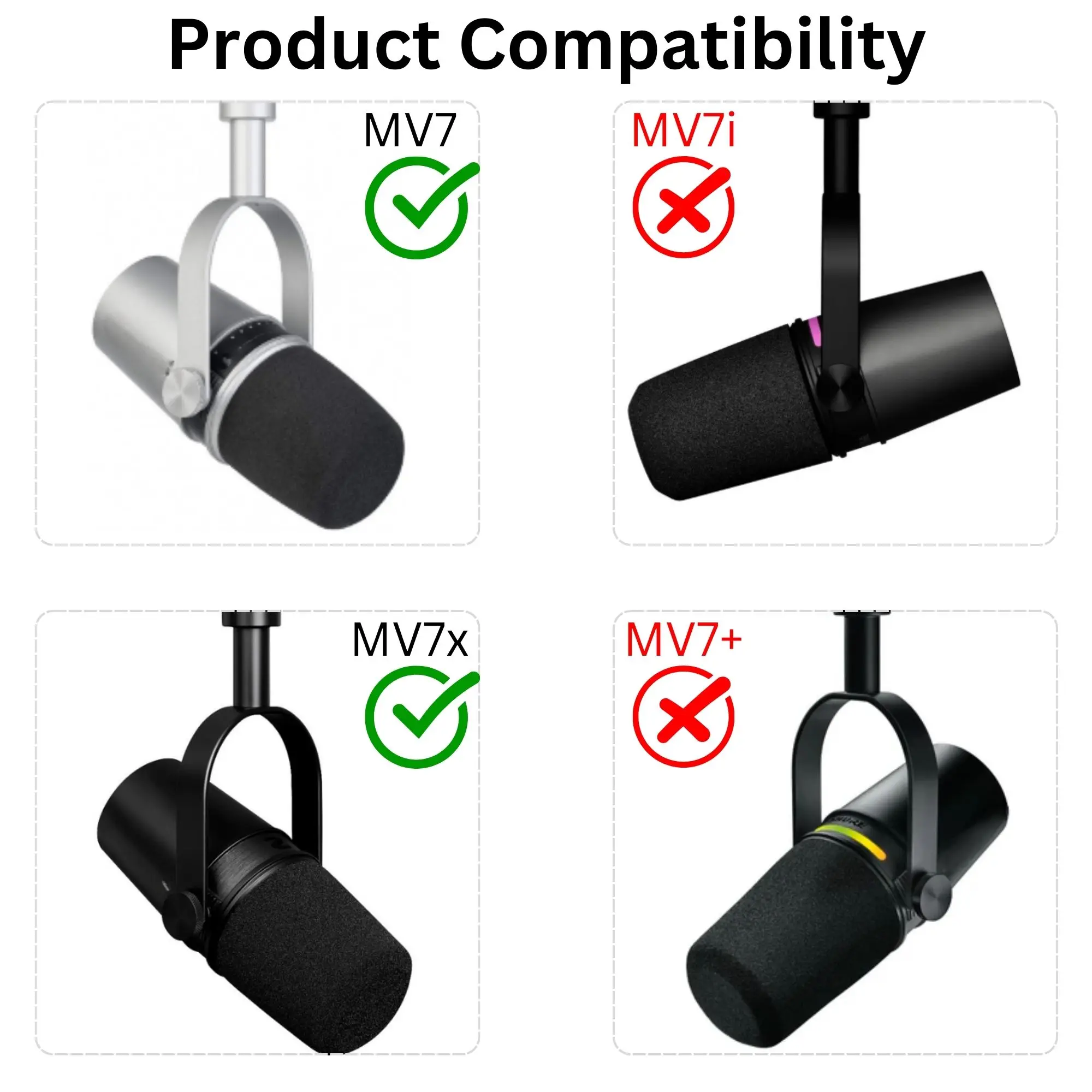 Espuma de repuesto MV7 con ani - Shure Mic Mv7 reseña y precio
